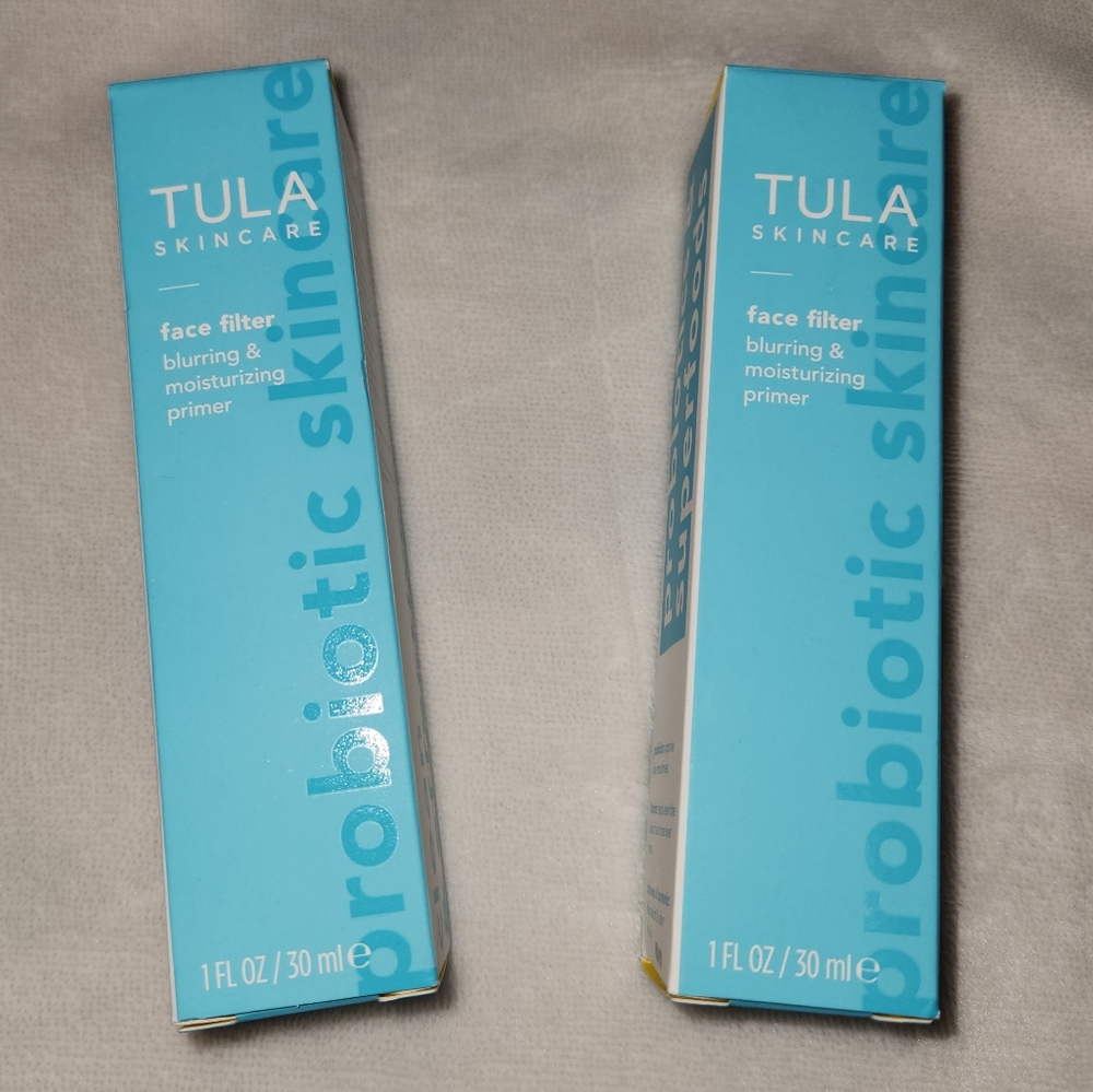 (2) TULA 1oz Filter Primer Blurring & Moisturizing Primer